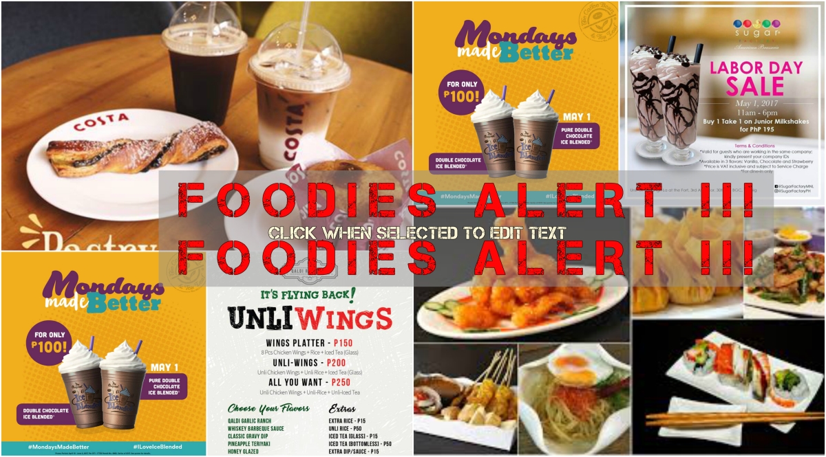 Labor Day Freebies and Discounts for Foodies