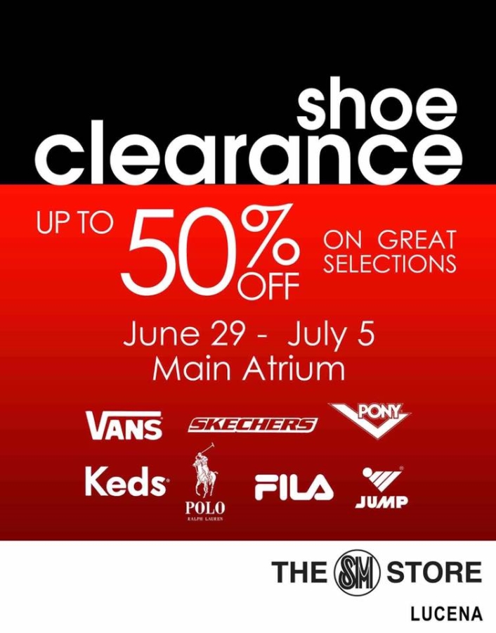 Shoe Clearance at SM City Lucena - June 