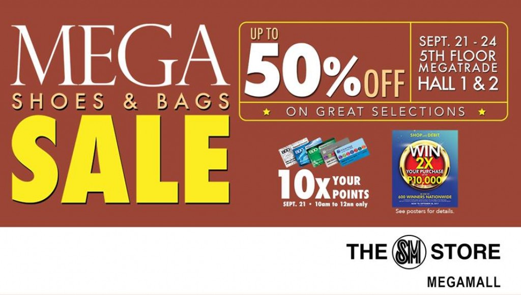 sm megamall shoes and bag sale 2019