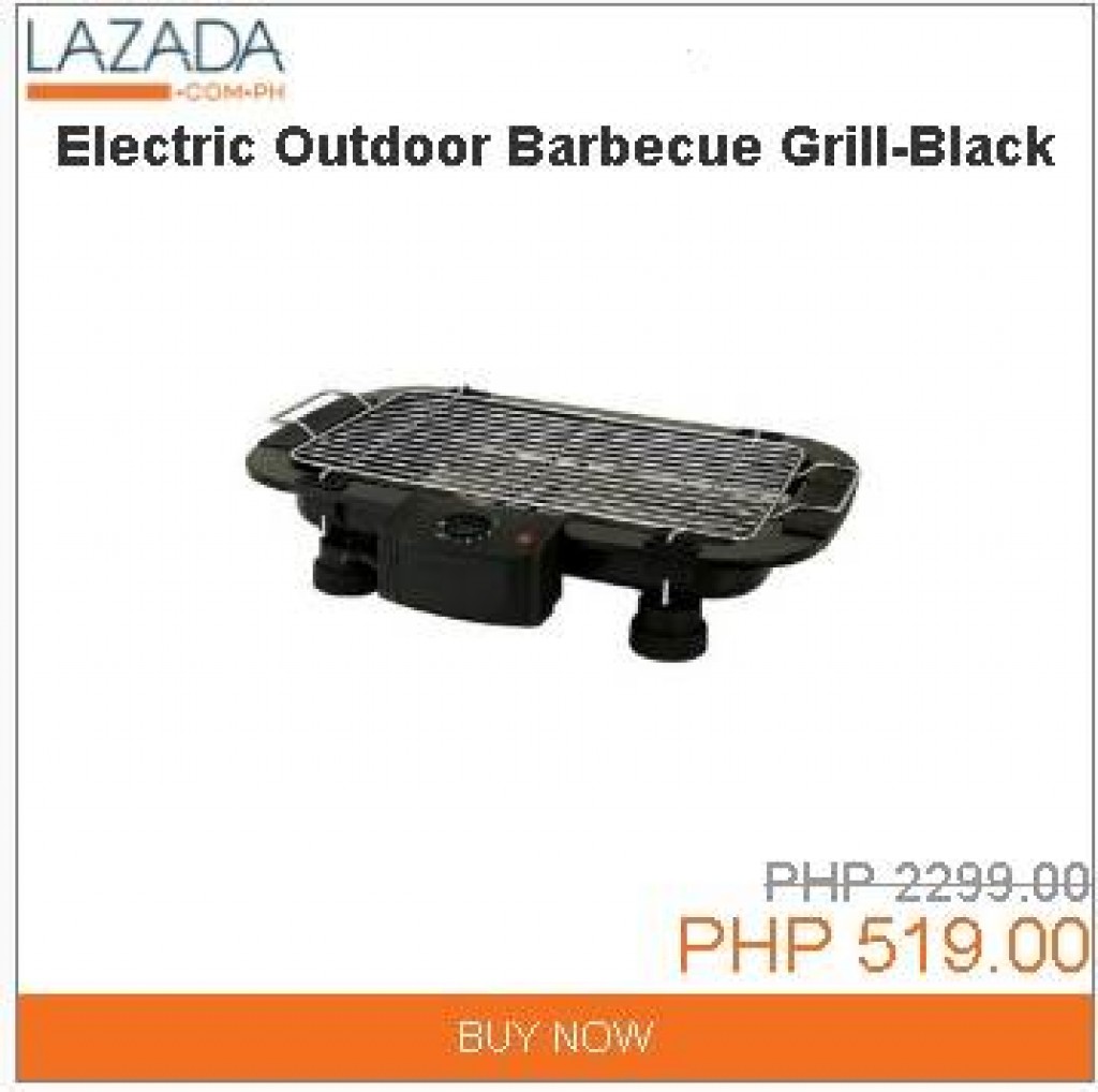 80 OFF on Electric Outdoor Barbecue Grill(Black) from LAZADA PH