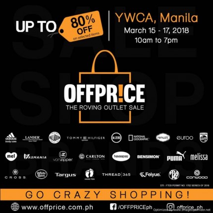 The OFFPrice Roving Outlet Sale in YWCA Manila