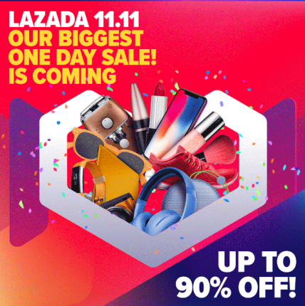 Lazada's 11.11 Shopping Festival Sale 2018
