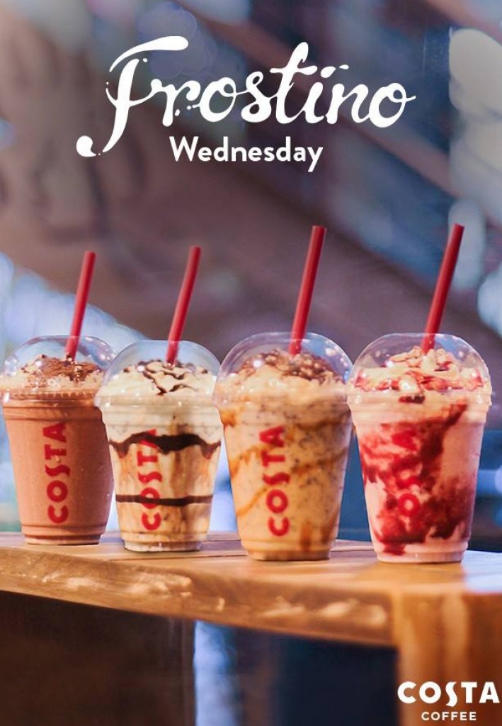 Costa Coffee's Frostino Wednesday Treat March 2019