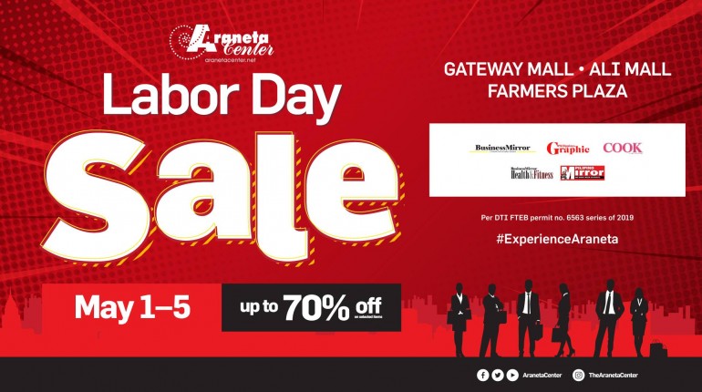 Araneta Center's Labor Day Sale