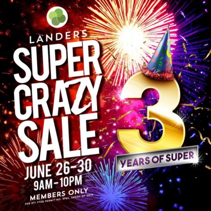 Landers Super Crazy 3rd Anniversary Sale
