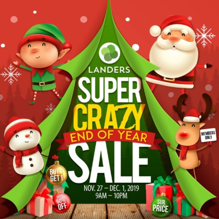 Landers Super Crazy End of Year Sale 2019