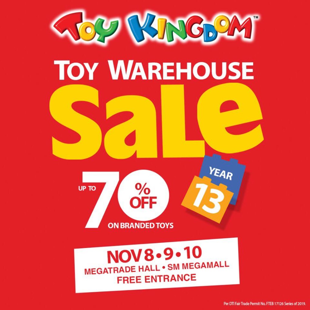 toy warehouse sale 2018
