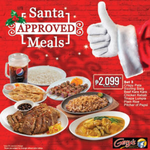 Gerry's Santa Approved Meals 2019 Promo
