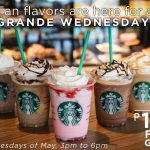 Grande Wednesdays are Here! Starbucks Fan Flavors Promo for May 2017 Starbucks Frappuccino Grande Wednesdays