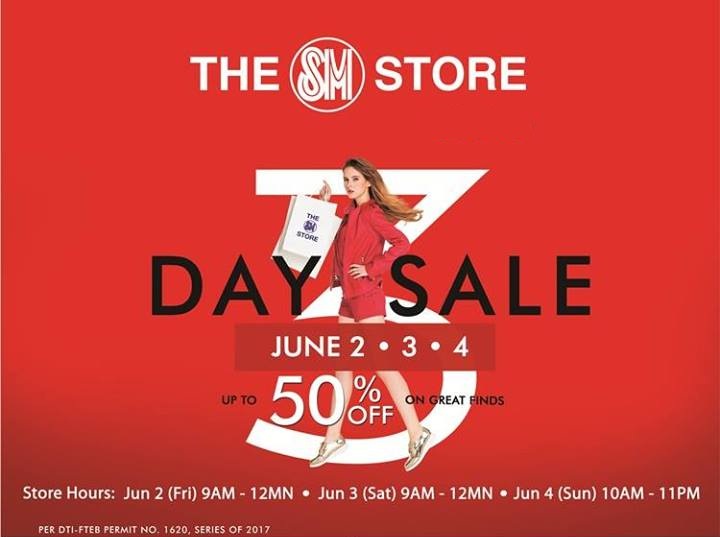 The SM Stores 3-Day Sale