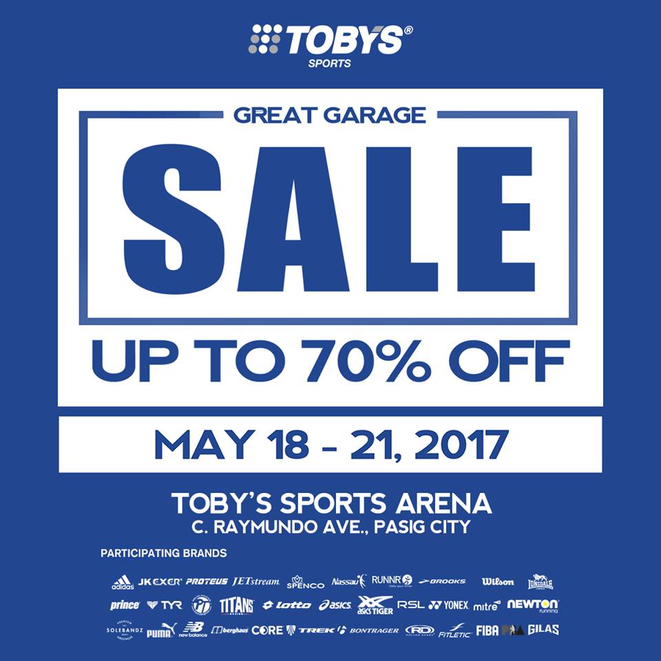 Tobys Sports Garage Sale