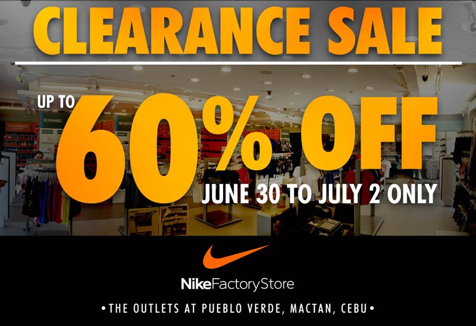 nike factory store clearance