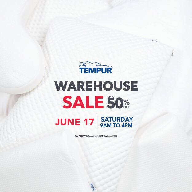 TEMPUR Philippines Warehouse Sale