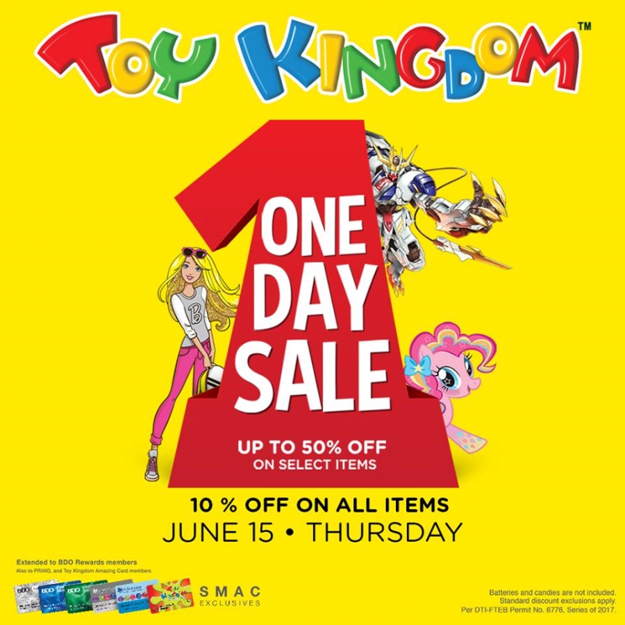 Toy Kingdom ONE Day Sale Exclusive