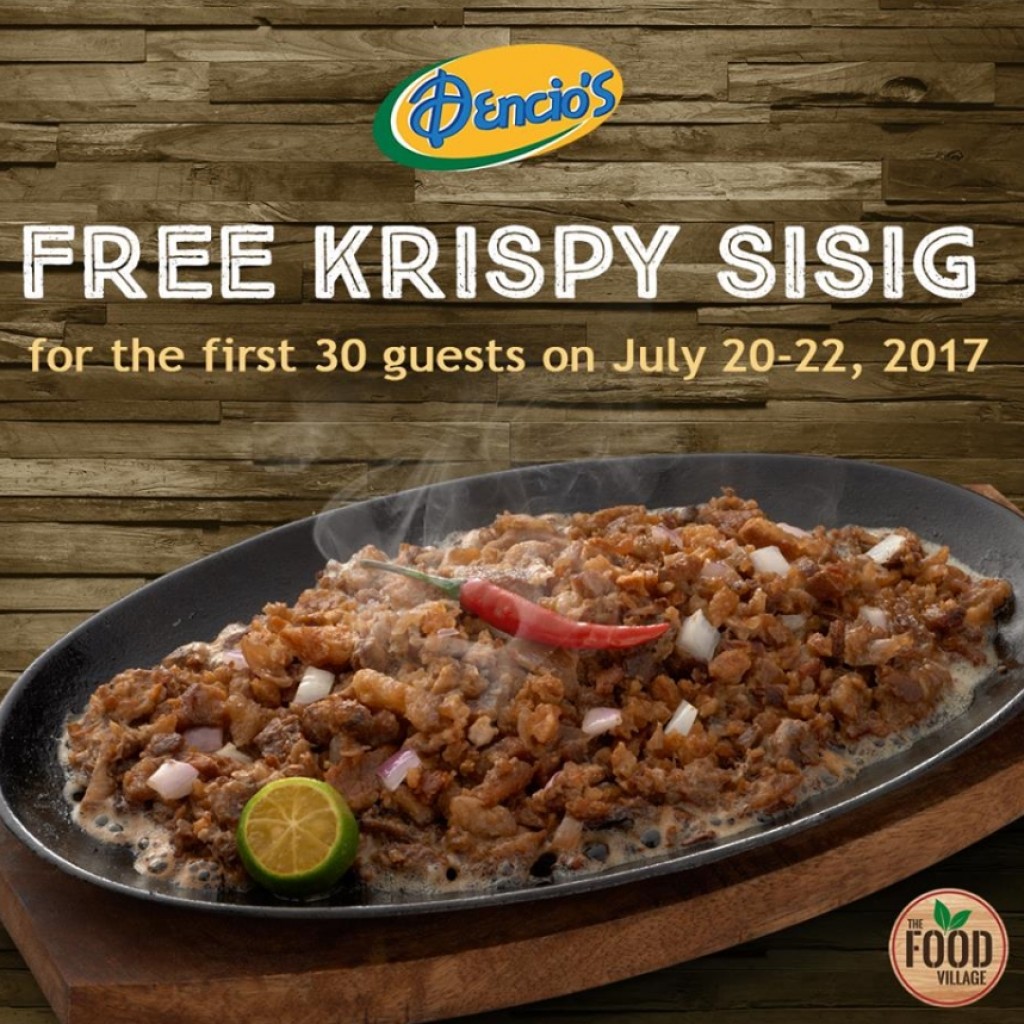 Free Krispy Sisig