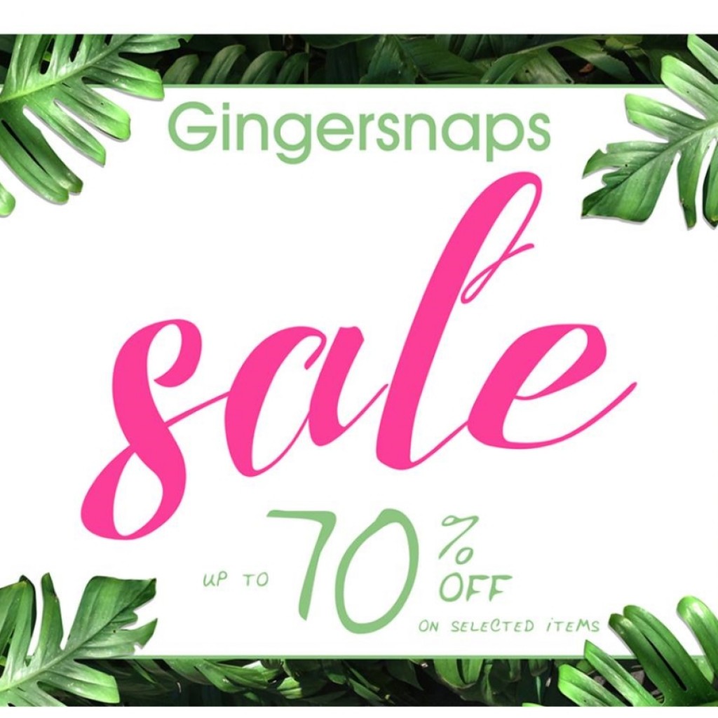 GINGERSNAPS Grand Sale