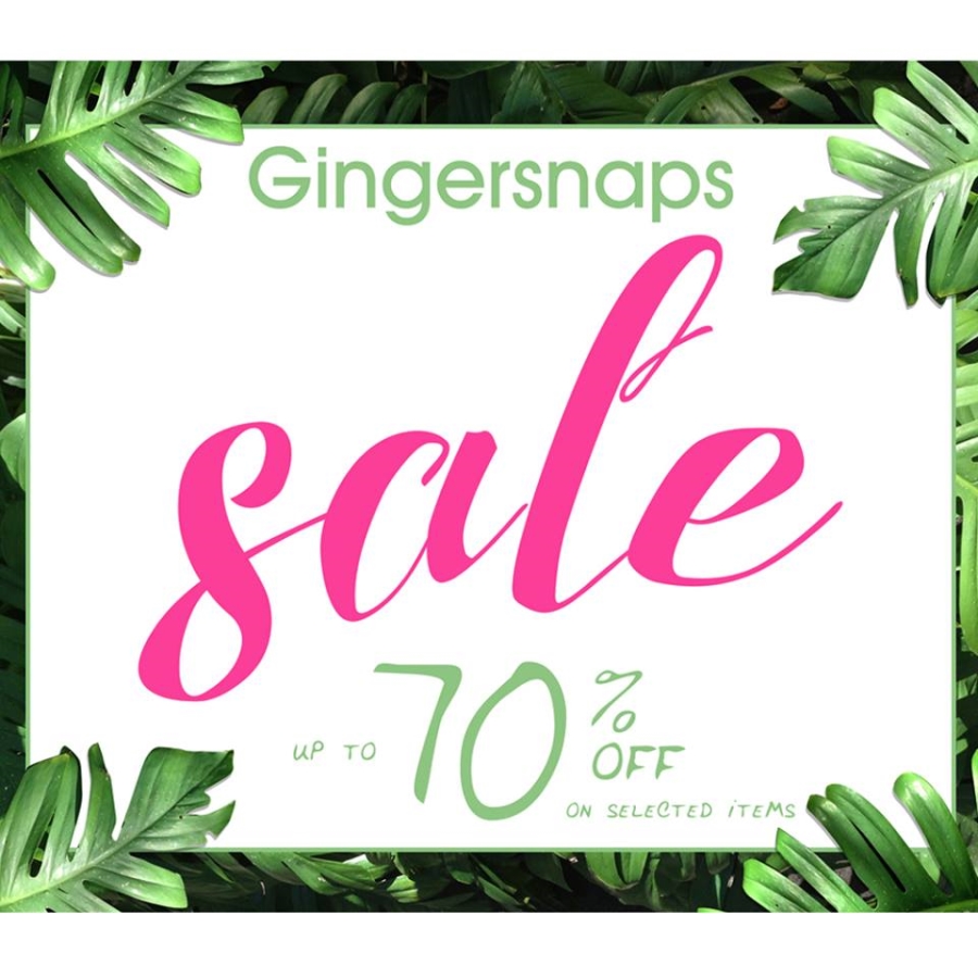 GINGERSNAPS Grand Sale