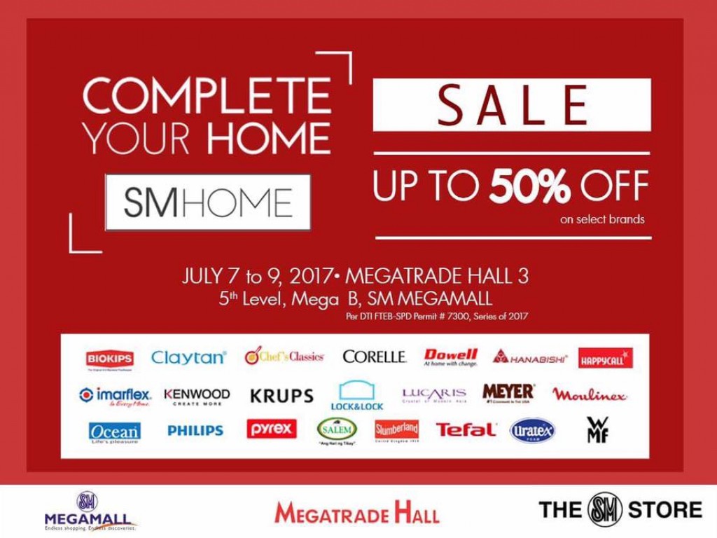 SM Home Warehouse Sale - July 7 to 9, 2017 at SM Megamall Optimized SM Home Warehouse Sale 1024x768 1499367135