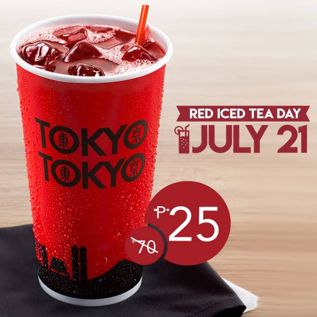 TOKYO TOKYO Red Iced Tea Day - July 21, 2017 TOKYO TOKYO Red Iced Tea Day