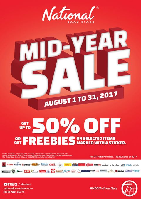 National Bookstore Mid-Year Sale