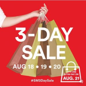 SM Stores 3-Day Sale