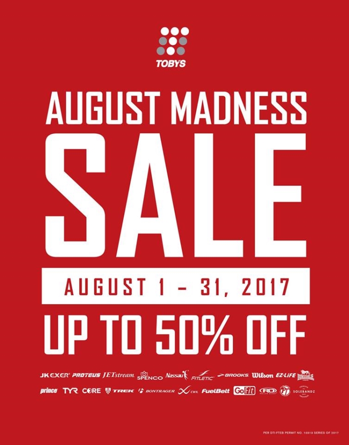 Toby's Sports August Madness Sale