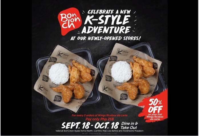 BonChon Chicken's K-Style Adventure Promo
