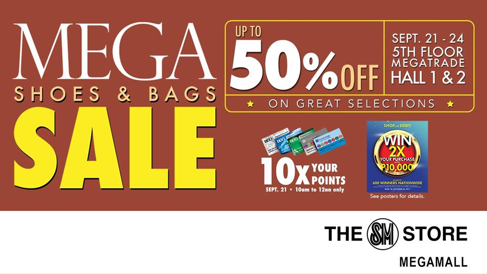 Mega Shoes & Bags Sale in SM Megamall