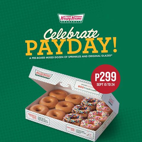 Krispy Kreme's Celebrate Payday Promo