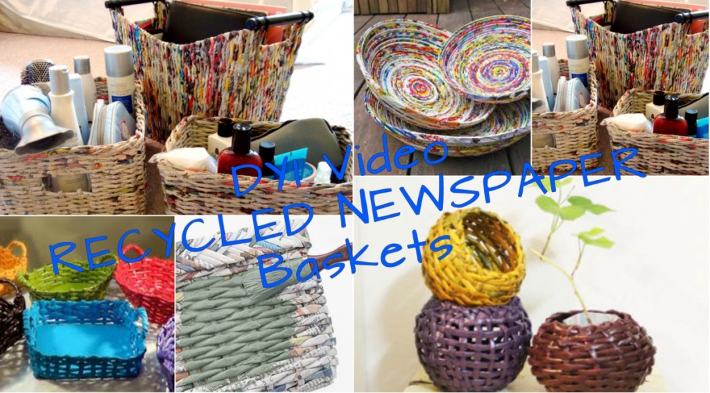 Video || DIY Recycled Newspaper Basket and More! Optimized Recycled Newspaper Banner 1024x567 1504710938