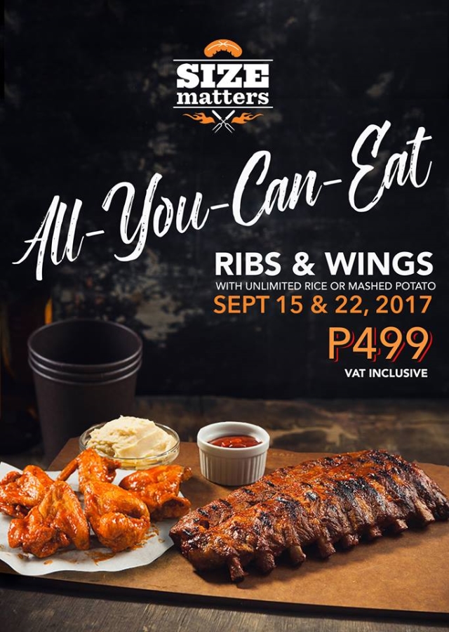 All-You-Can-Eat Ribs and Buffalo Wings at Size Matters