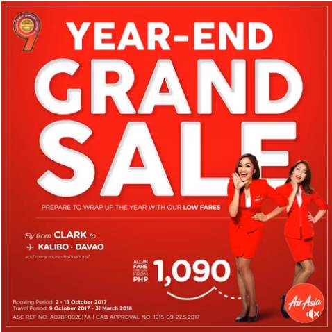 Air Asia Year-End Grand Sale