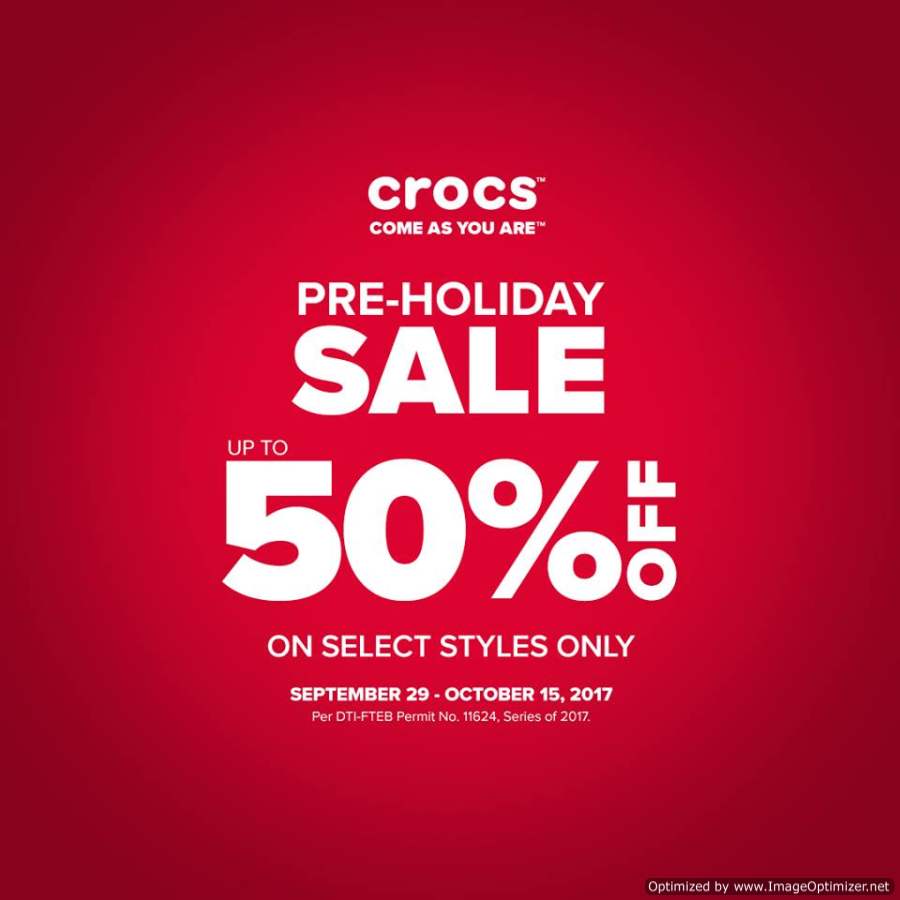 Crocs Inc. Pre-Holiday Sale