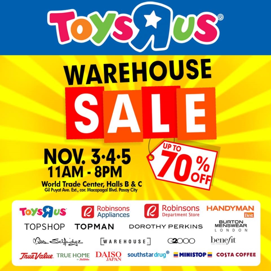 Toys R Us Warehouse Sale