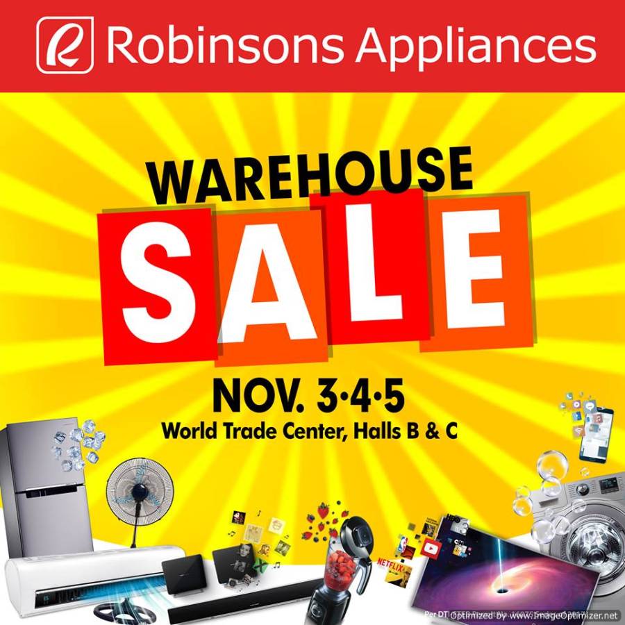 Robinsons Appliances Warehouse Sale