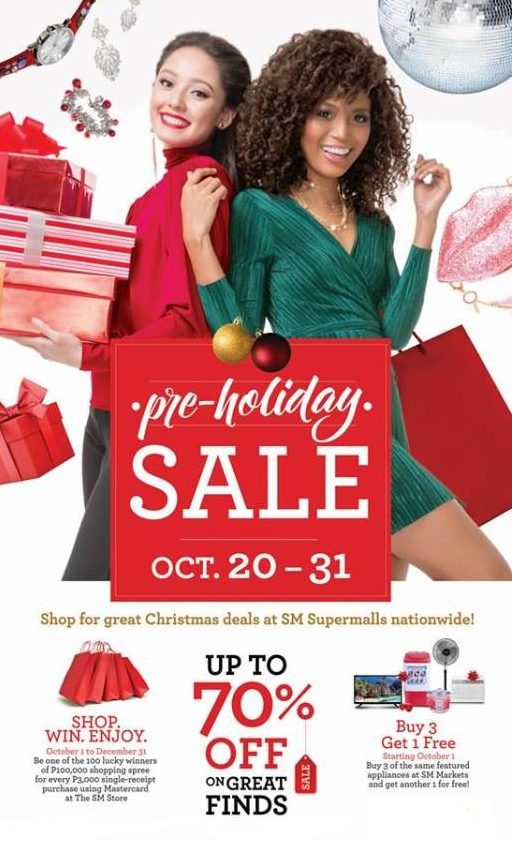 SM Malls Pre-Holiday Sale