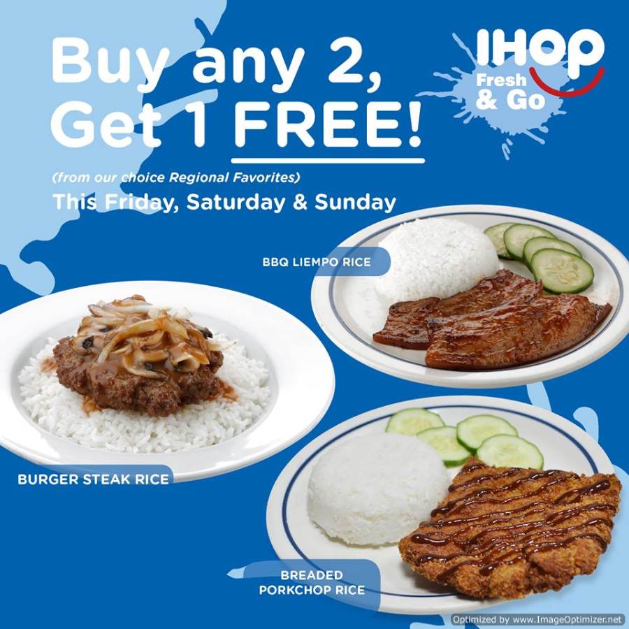 IHOP Fresh & Go's Buy Any 2 and Get 1 FREE Promo