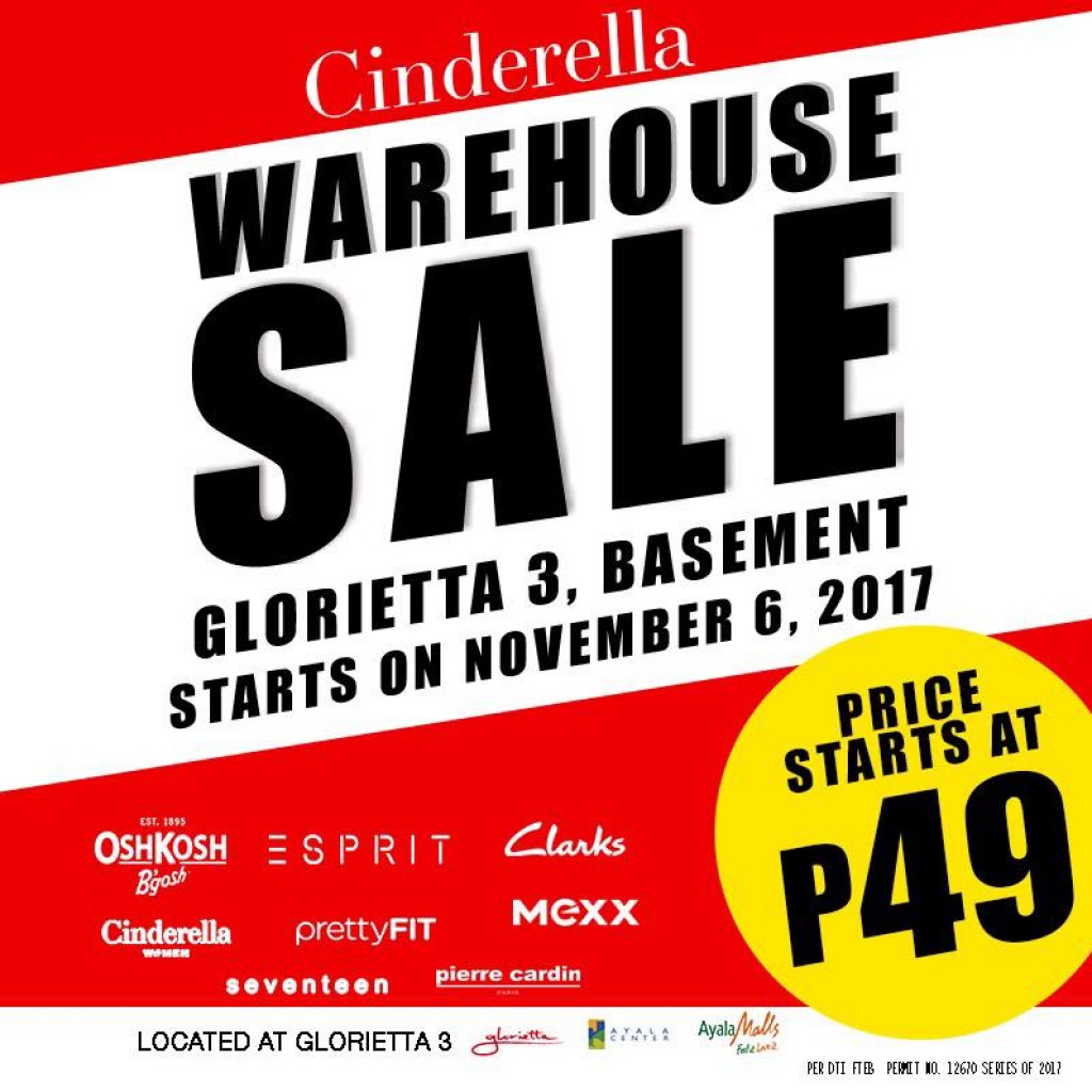 Cinderella Warehouse Sale
