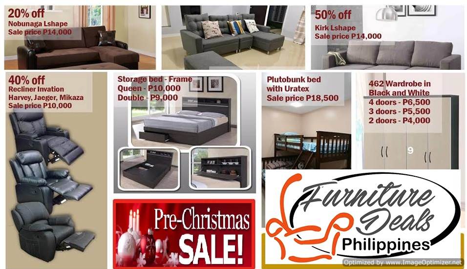 Furniture DEALS Philippines Pre-Christmas Sale