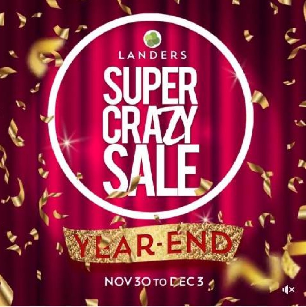 Landers Superstore Year-End Super Crazy Sale from Nov 30 to Dec 3, 2017 Landers Superstore Year-End Super Crazy Sale