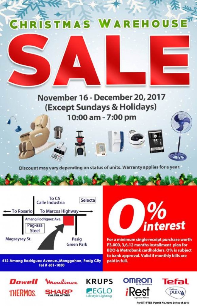 Pan-Eurasia’s Christmas Warehouse Sale (Pasig and Angono)- Nov 16 to Dec 20, 2017 Pan Eurasia Christmas Warehouse Sale Optimized 662x1024 1510591236