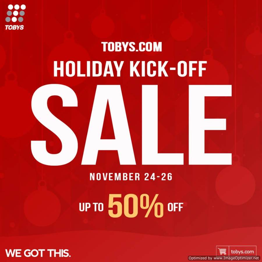 Toby's Sports Holiday Kick-Off Sale
