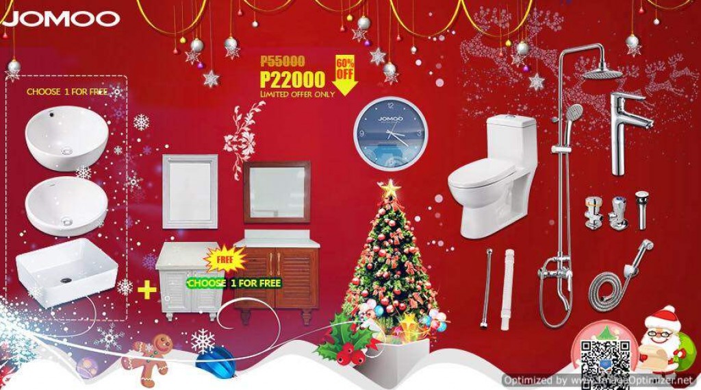 Save Up to 60% OFF at Jomoo Philippines' Christmas Sale Jomoo Philippines' Christmas Sale
