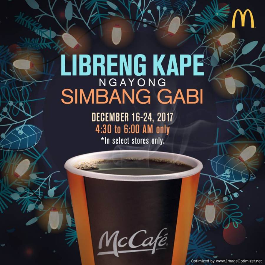 McDonald's Simbang Gabi Promo