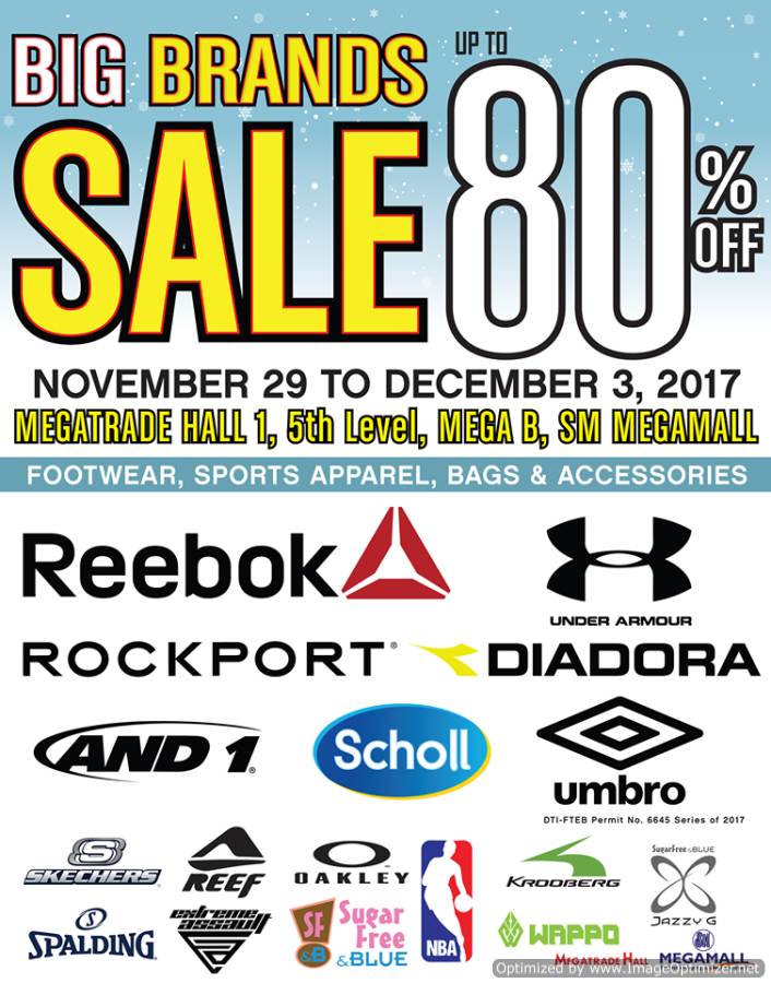 Royal Sporting House Philippines' BIG Brands Sale