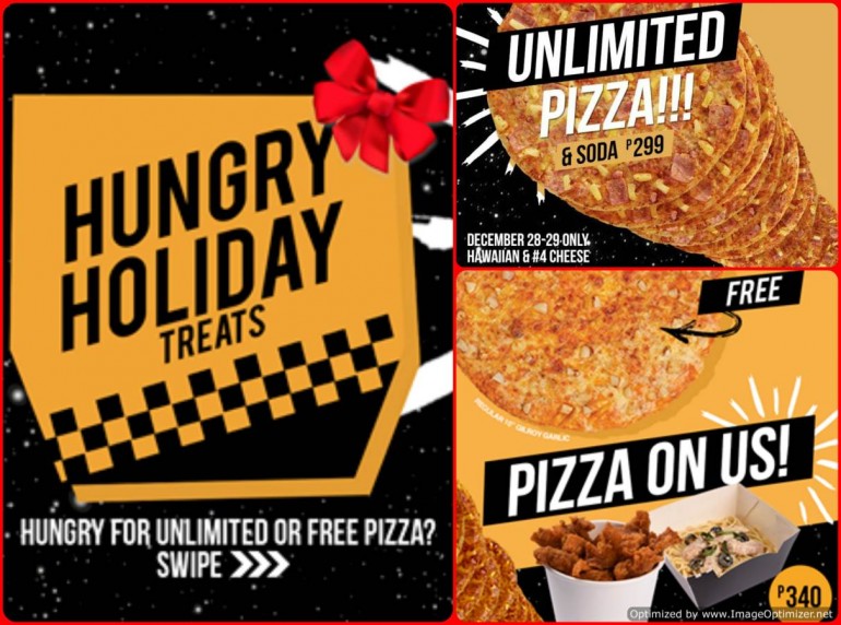 Yellow Cab Pizza's Hungry Holiday Treats