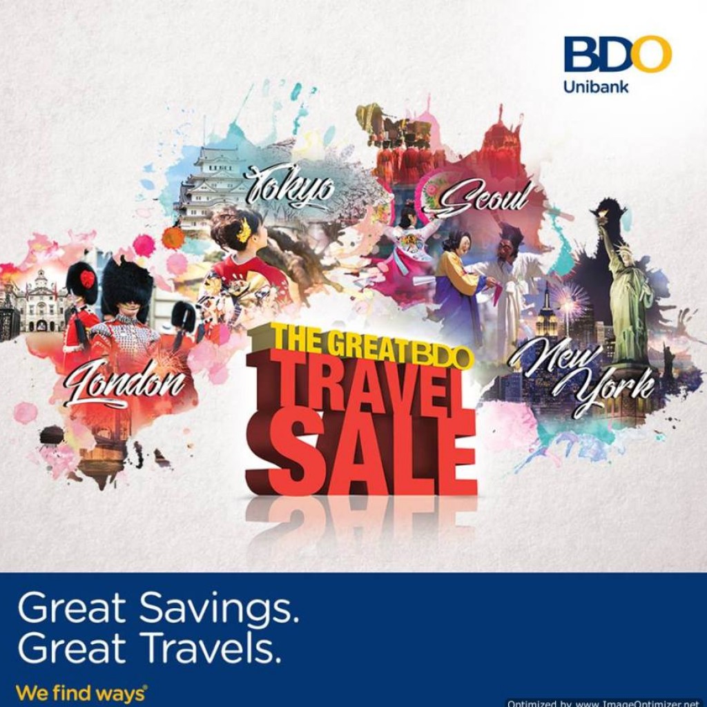Fasten Your Seatbelts for The Great BDO Travel Sale - Manila, Davao and Cebu The Great BDO Travel Sale