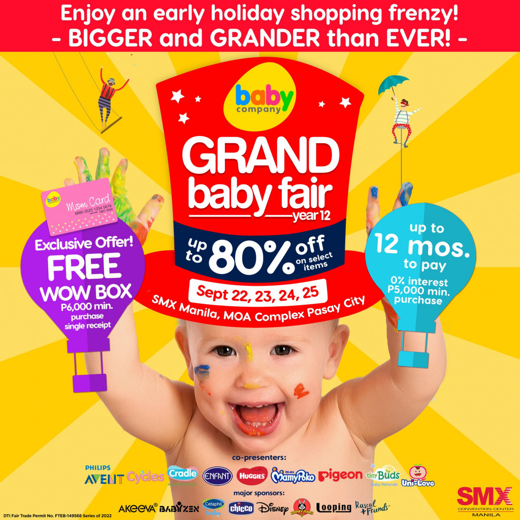 Huge Discounts Up to 80% OFF at Grand Baby Fair Year 12 Grand Baby Fair Year 12