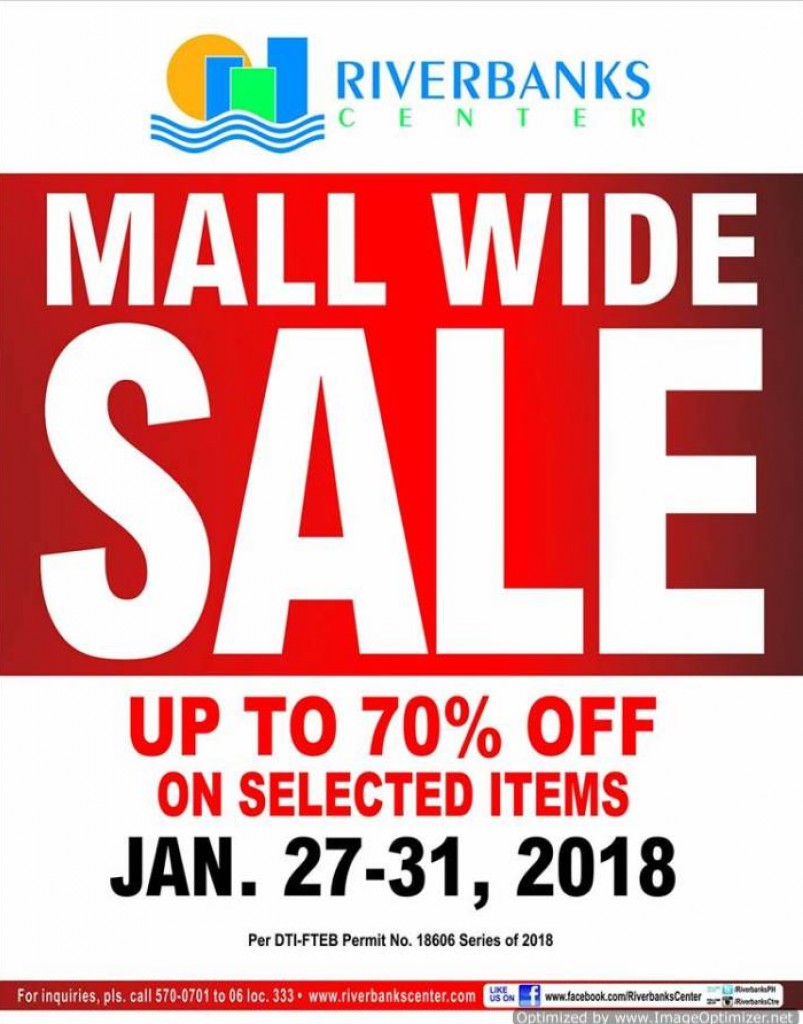 Riverbanks Center Mall Wide Sale