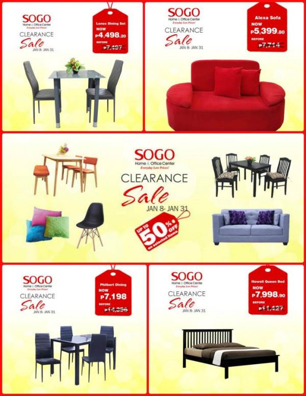 Stash up to 50% on Amazing Finds at SOGO Home & Office Center CLEARANCE